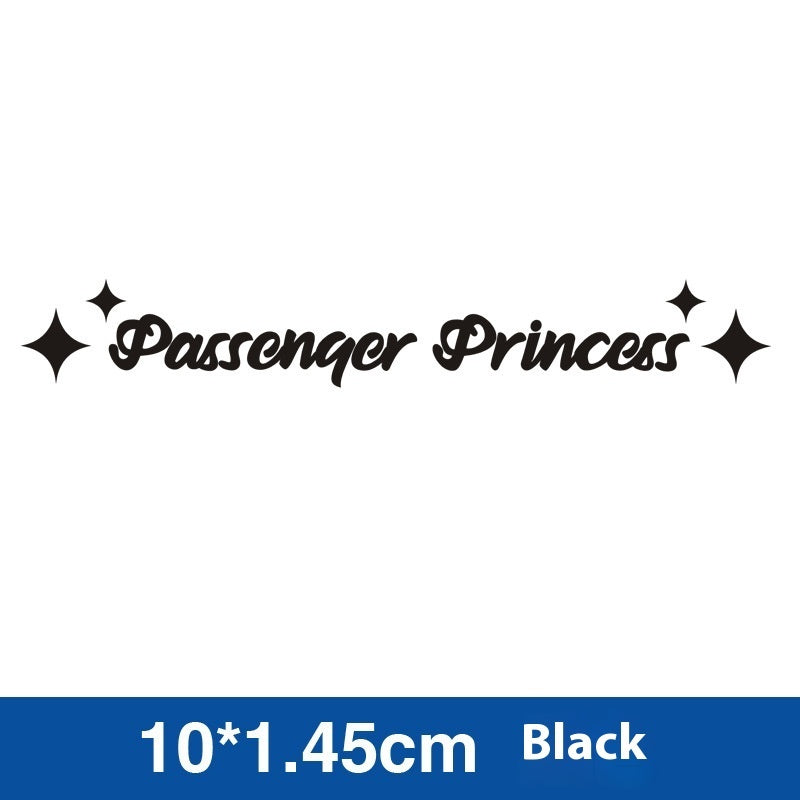 Passenger Princess Vinyl Sticker