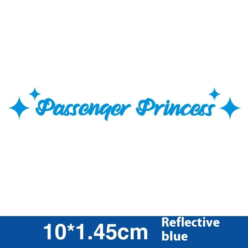 Passenger Princess Vinyl Sticker