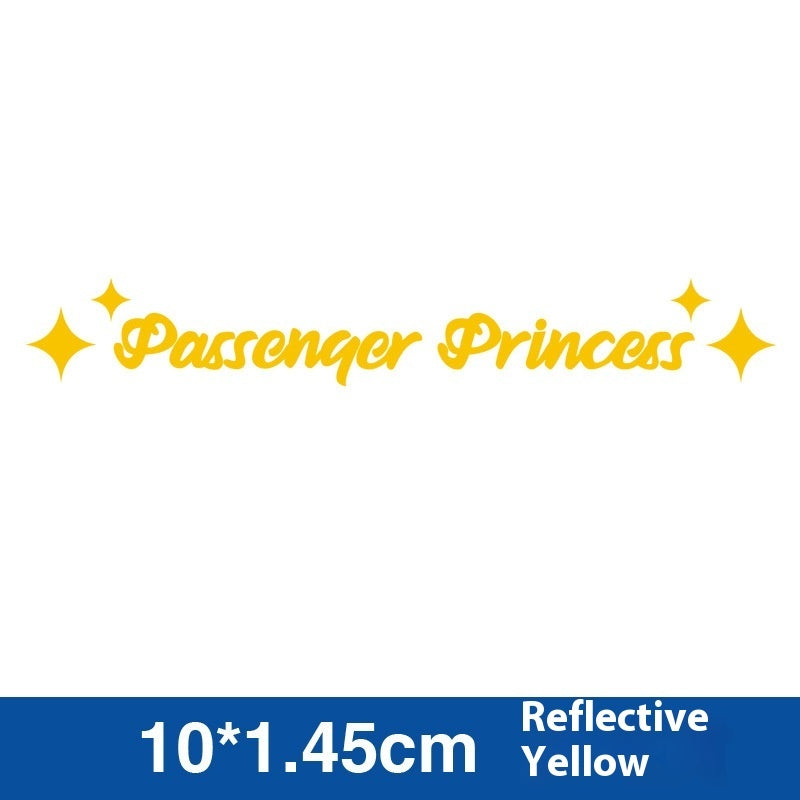 Passenger Princess Vinyl Sticker