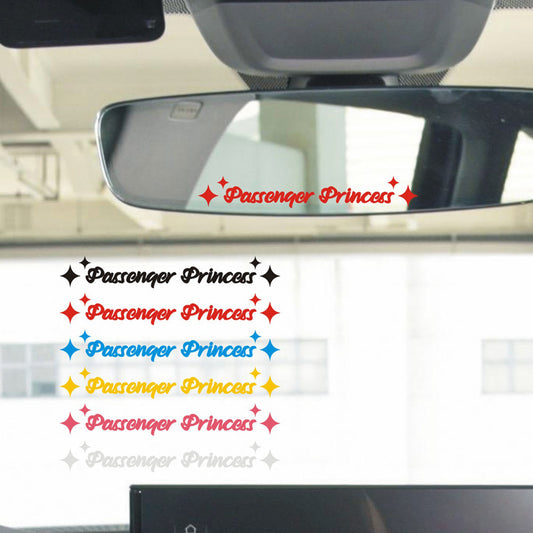 Passenger Princess Vinyl Sticker