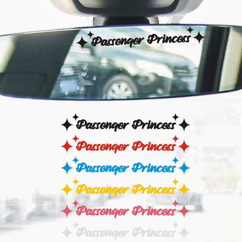 Passenger Princess Vinyl Sticker