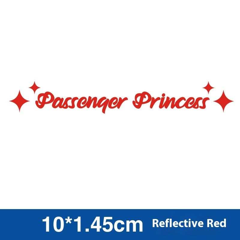 Passenger Princess Vinyl Sticker
