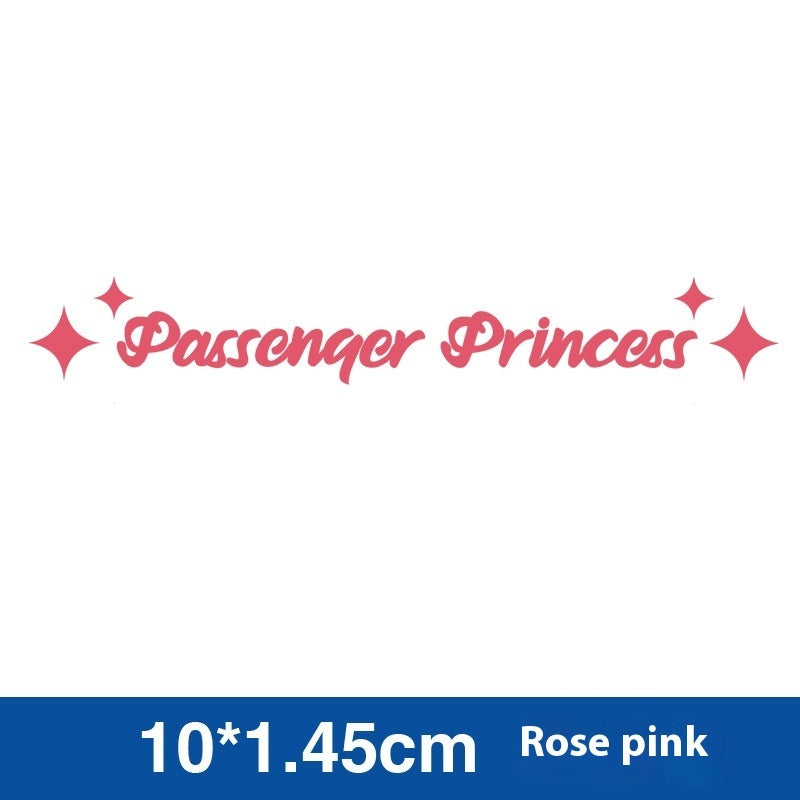 Passenger Princess Vinyl Sticker